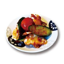 色々野菜の生キムチ