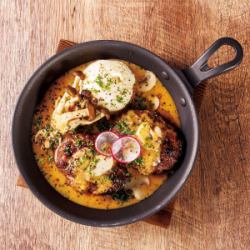 Oven-baked Awa Black Beef Minced Meat Burger