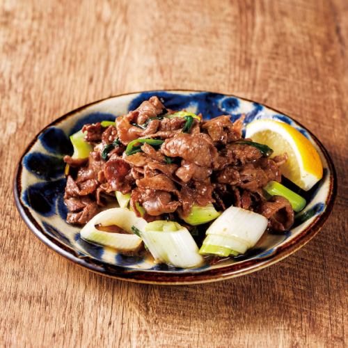 牛タンこま切れ白葱焼き