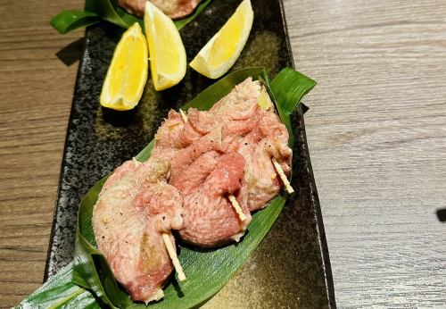 国産牛・ネギはさみタン塩