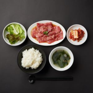 Domestic beef / rib set meal