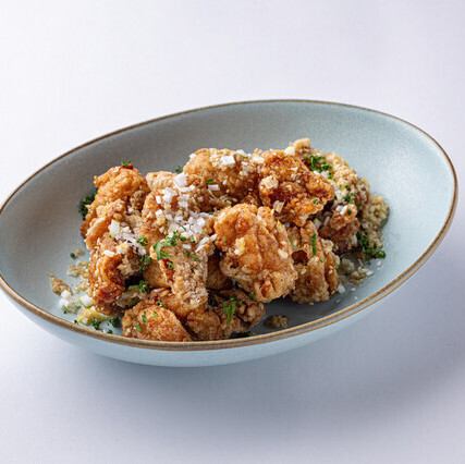 鶏から揚げ山椒ネギダレ風味