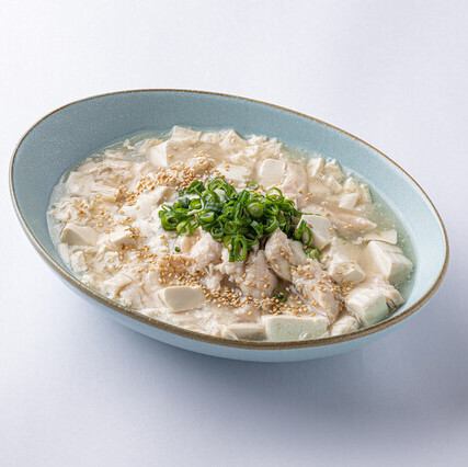 豆腐と鶏ささ身のとろ~り生姜餡かけごはん