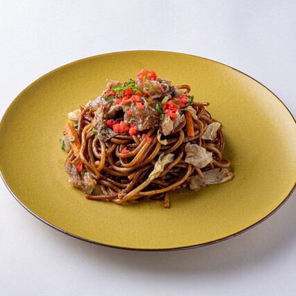 牛すじぼっかけ焼きそば(どろソース)