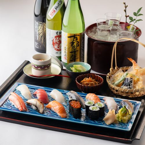 職人が握る鮨を堪能する、贅沢な「うめきた御膳」
