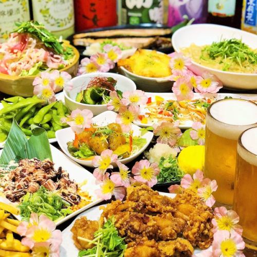 居酒屋メニューも50種類食べ飲み放題♪