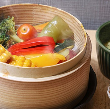 旬野菜のせいろ蒸し