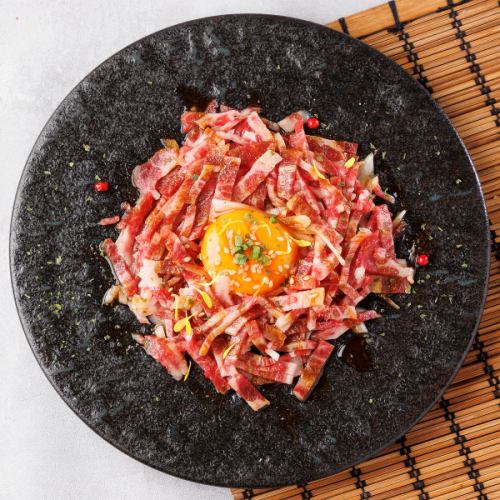 Exquisite wagyu yukhoe that spreads the flavor and richness of wagyu beef◎