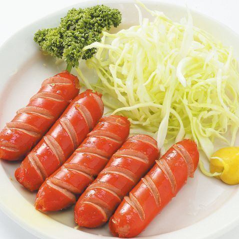 懐かしの赤ウインナー