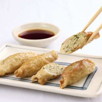 鶏皮餃子