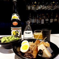 おでん盛り合わせ(おでん14種、日本酒一合、おつまみ)