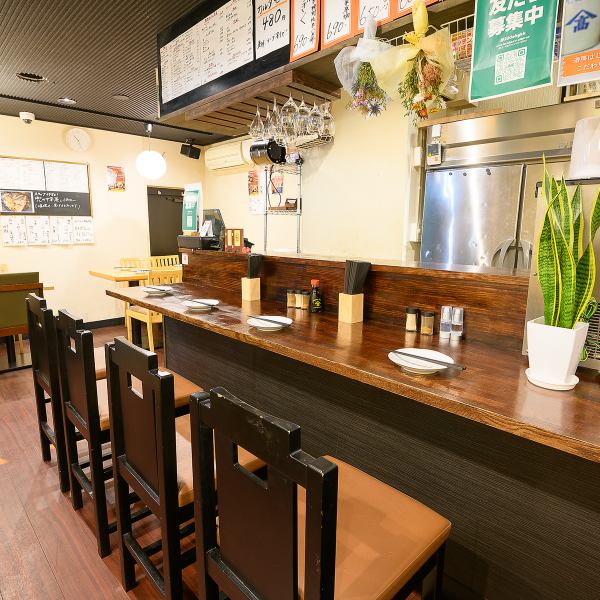 [Counter◆] We have counter seats that are easy for even one person to enter.Please feel free to visit us after work or when you have some free time.We are looking forward to your visit.