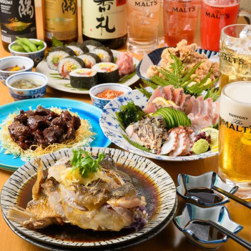 [120-minute system, 90-minute last order with all-you-can-drink included] Sakabo Hajikami's standard course 4,400 yen (tax included)