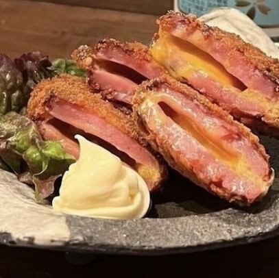 厚切りハムチーズカツ