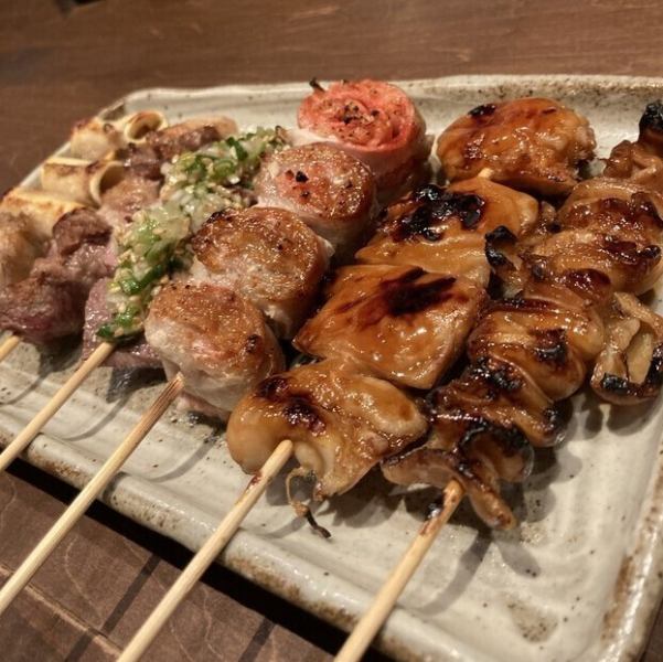 【お酒との相性◎】宴会にぴったりな串物料理をご賞味あれ！