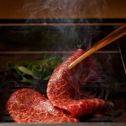 【お昼も夜もご利用可能】近江牛炭火焼きコース各種ご用意しております。