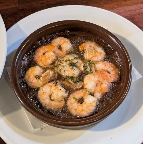 エビのアヒージョ