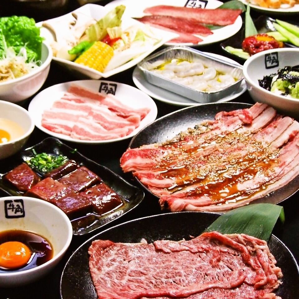 "Yakiniku has a magic to cheer you up!!" A wide variety of meat