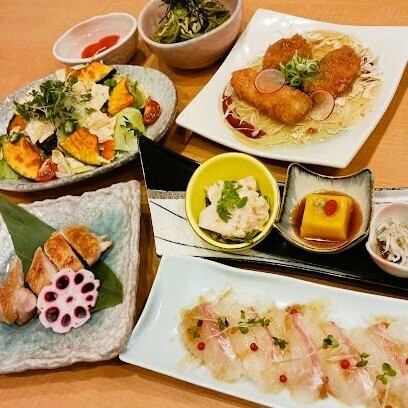 ご宴会、歓送迎会等に、120分飲み放題付!【6月~8月】お得に夏の宴会コース