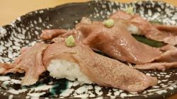 Grilled Japanese Black Beef Sushi