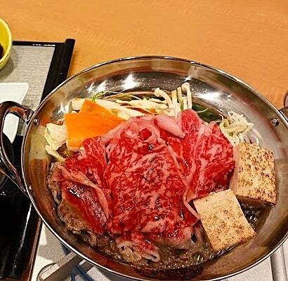 【ディナー限定】霜降り国産牛のすき焼きと天ぷら御膳