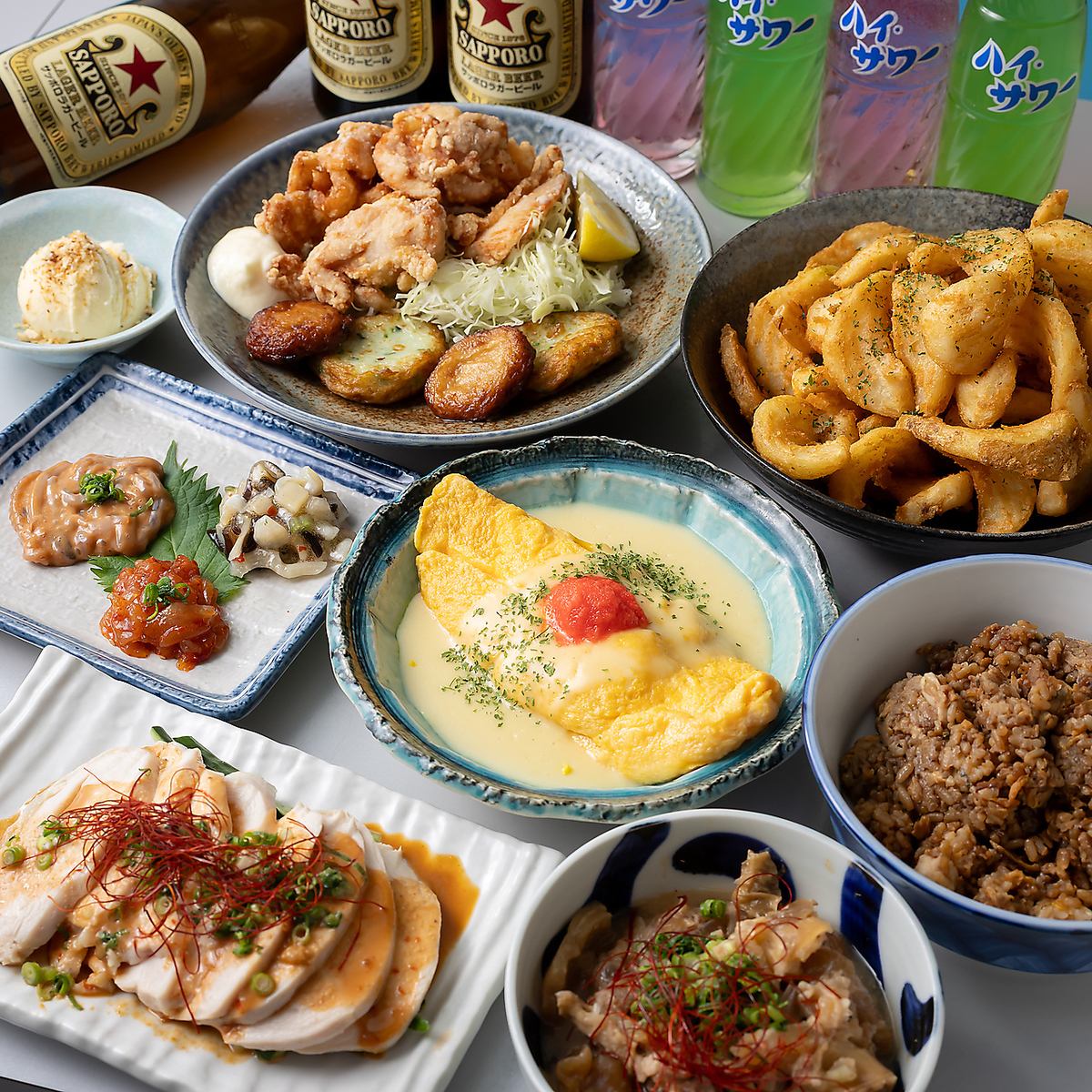 お仕事帰りの飲み会に最適！昼飲み◎！こだわりのおつまみとお酒で気分もホームラン！