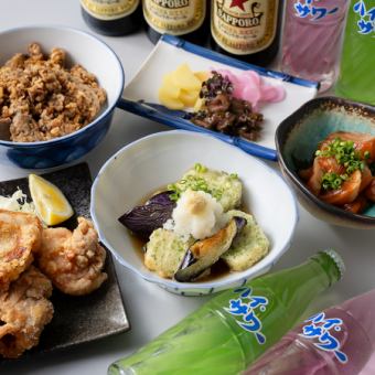 【2時間飲み放題付】ホームラン和コース★日本酒・焼酎がすすむ★3500円