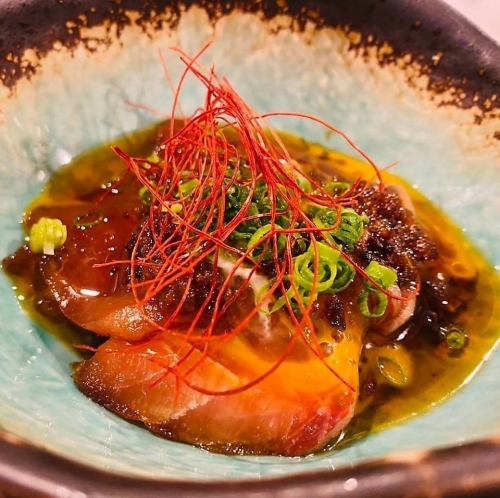 本日の鮮魚ユッケ風
