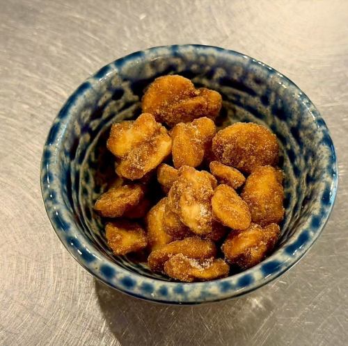 젓가락 휴식! 검은 설탕 소라 콩