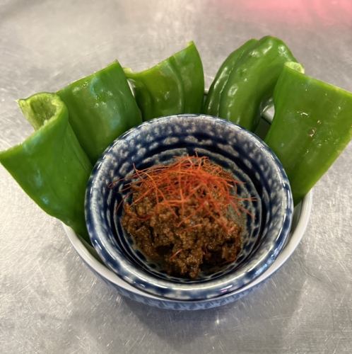 手作り味噌パリパリピーマン