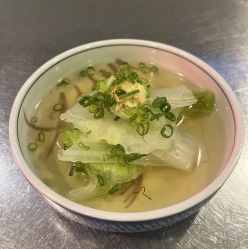 生姜香る白菜の出汁びたし