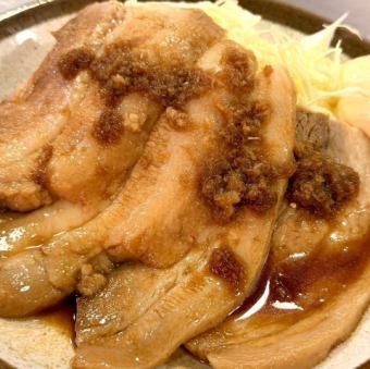 生姜焼き風チャーシュー