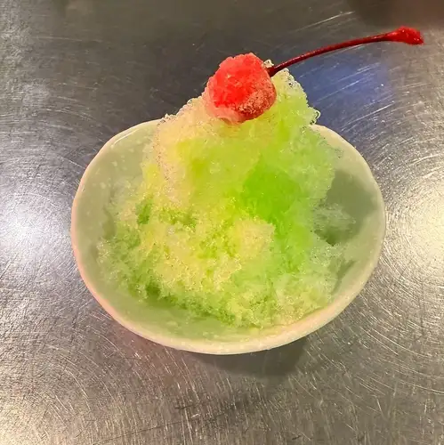 Melon shaved ice