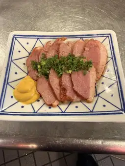 Smoked duck slices