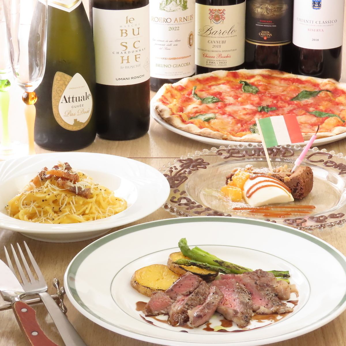 [Authentic Italian thin pizza] Great value lunch♪