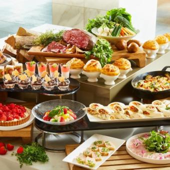 【土日祝】CRUSTランチブッフェ（2部：13:30~15:00）＊最終料理提供14:30