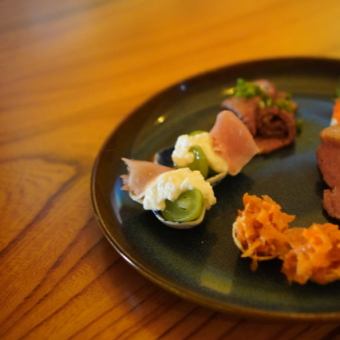 [Sparkling wine included] Seasonal course (Saturday and Sunday)