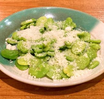 そら豆のパルミジャーノ