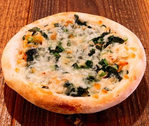 桜エビと生海苔の和風ピザ