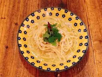しらすと大葉のペペロンチーノパスタ