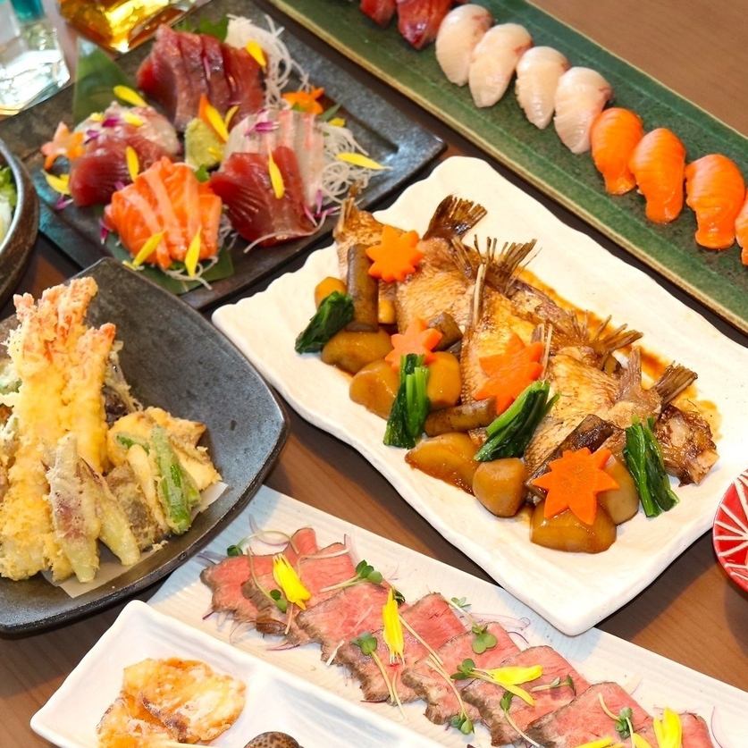 All-you-can-drink course for around 5,000 yen! Enjoy a special moment with delicious food♪