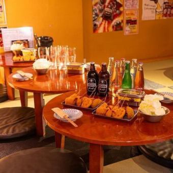 中規模の宴会にも対応できる、まとまりのあるお席をご用意します♪職場の打ち上げや地域のお集まりなど、仲間内でワイワイと盛り上がれる一体感のある空間作りをいたします◎