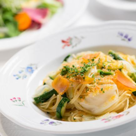 【ランチセット】選べるパスタセット(サラダ・パン付)