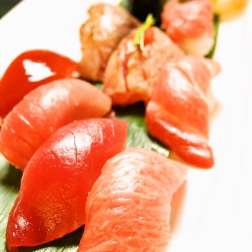 Genuine tuna from Tsukiji
