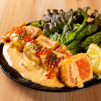 【일품】연어 레어 커틀릿/마파 두부