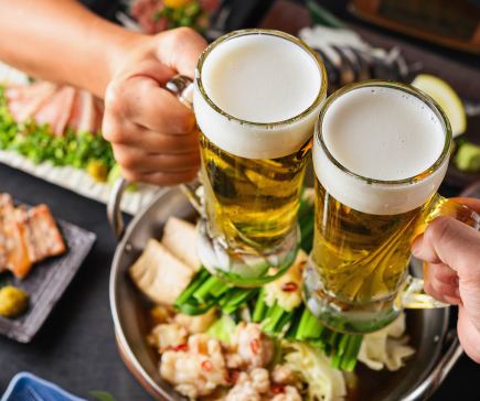 【3h飲み放題】九州うまかもん 特選コース◆イカの刺身や名物野菜巻き串、博多もつ鍋含む全10品