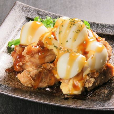 【2h飲み放題】九州うまかもん 定番コース◆黄金タ ルタルチキン南蛮 牛モツ焼きを楽 しむ全8品