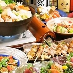 【Bコース 料理 3500円 ◆ちゃんこ鍋を囲んで！　＋1,500円で2時間飲み放題付に！