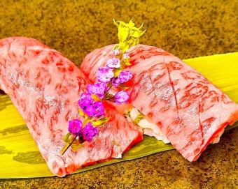 名物・仙台牛サーロイン炙りにぎり(2貫)