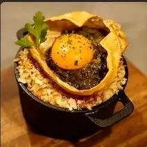 ズワイガニのクリームグラタン